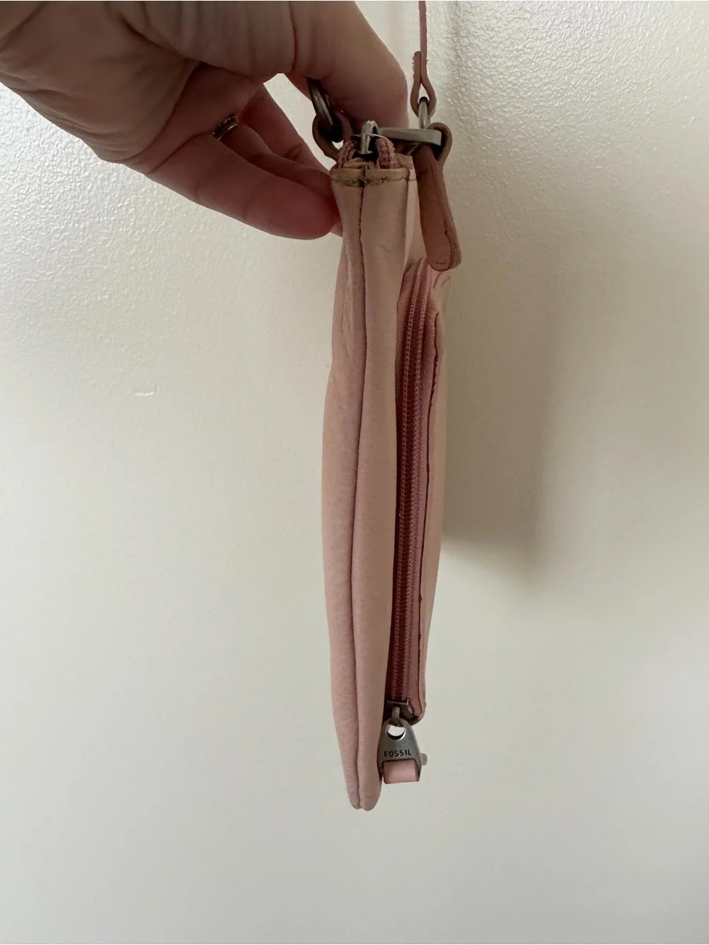 FOSSIL Light Blush Pink Crossbody Bag